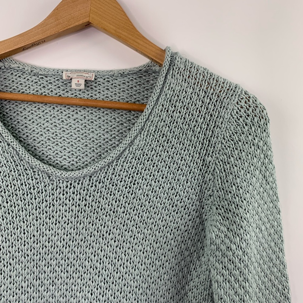 Gap knit sweater womens size small mist blue - Picture 4 of 5
